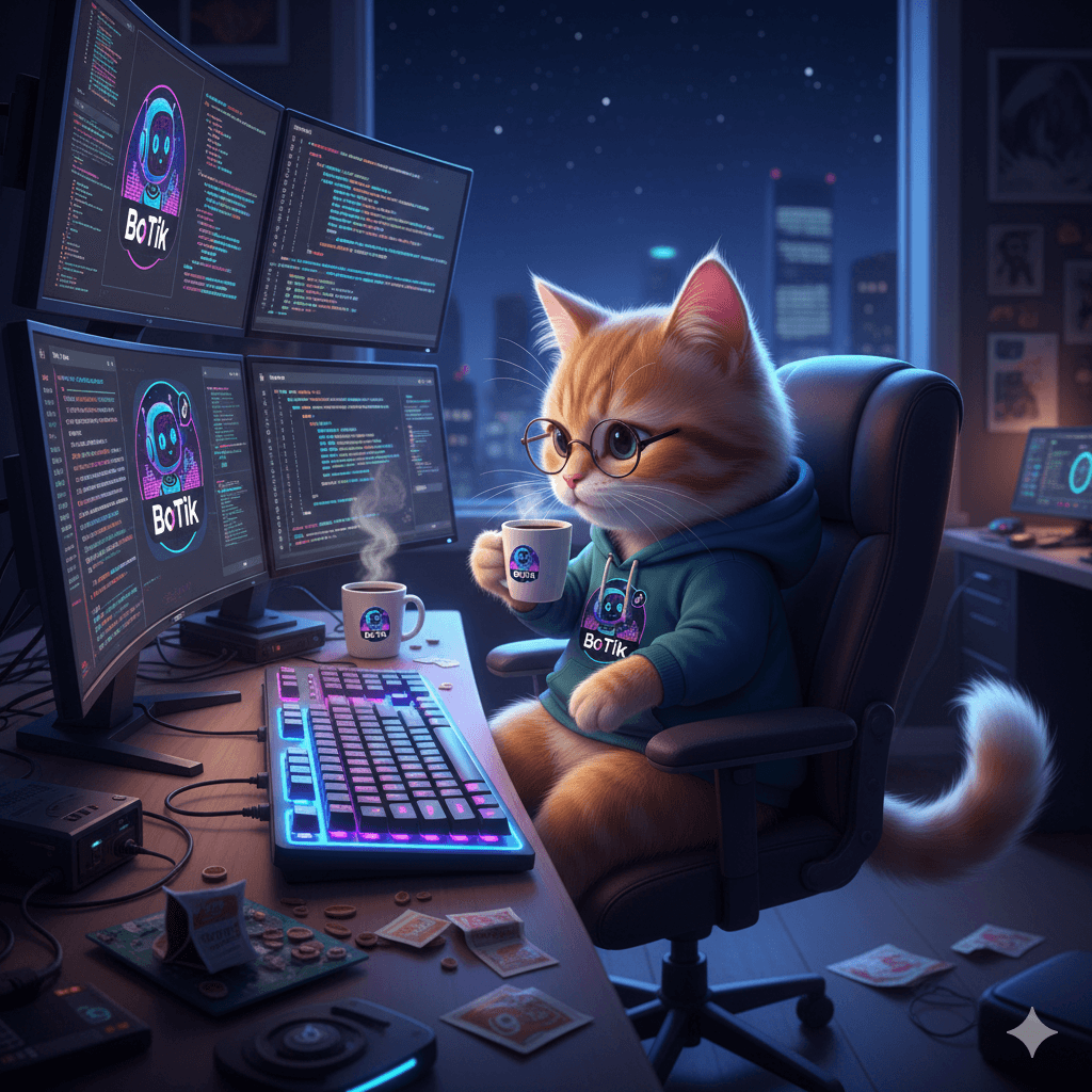 BoTik Developer Cat